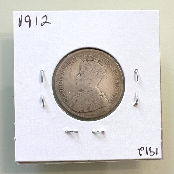 1912, 1913, 1914 & 1915 Canada Sterling Silver 4 x 25¢ Coins! - Picture 4 of 13